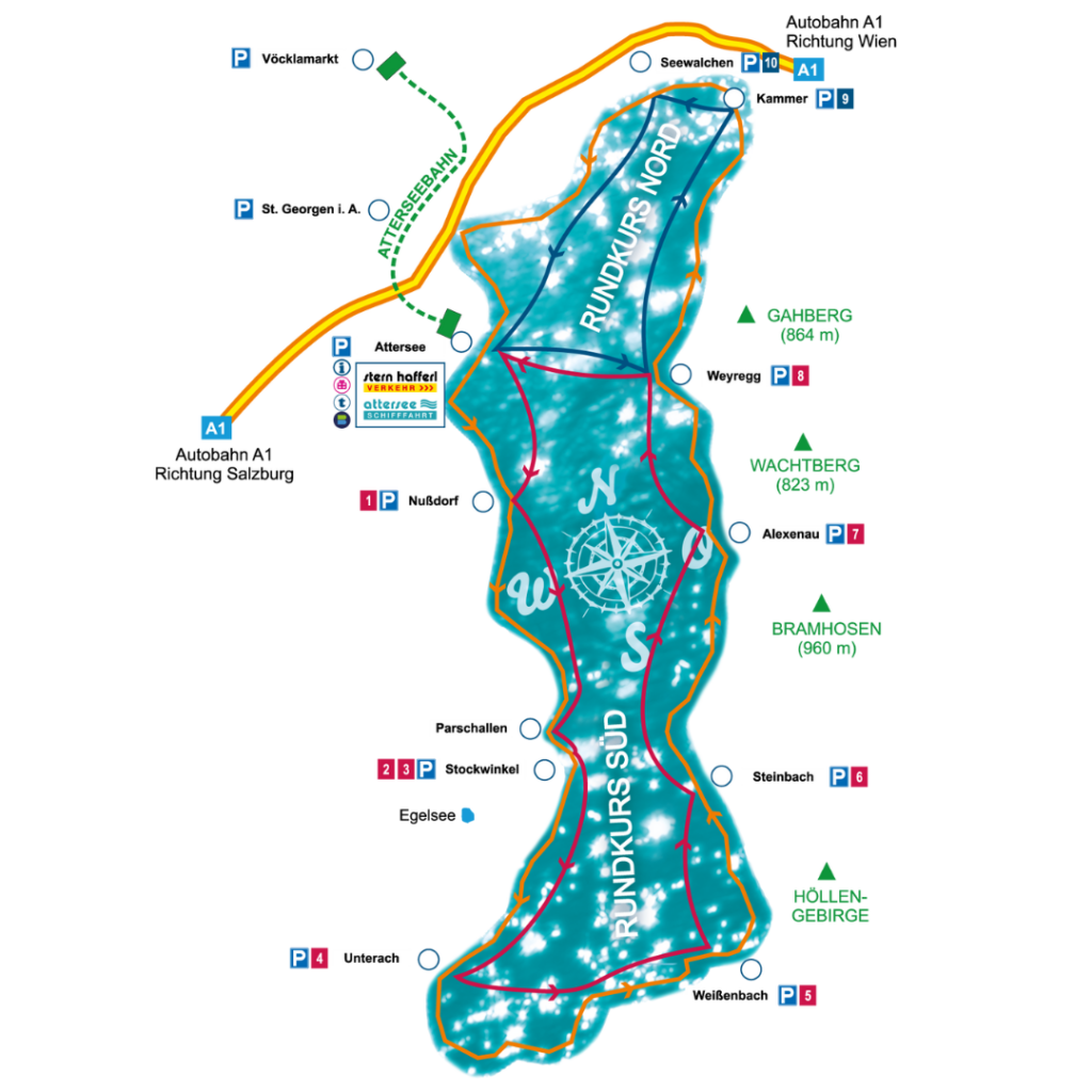 Tageskarte Attersee Schifffahrt